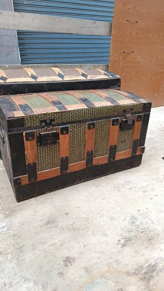 2 Baúl Antiguo de Madera