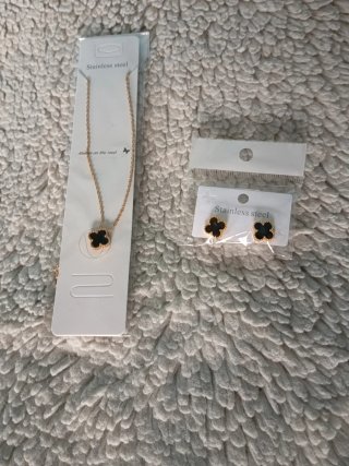 Conjunto de Joyería con Tréboles
