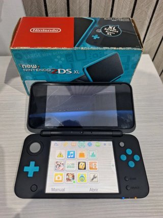 New Nintendo 2DS XL Negra y Turquesa