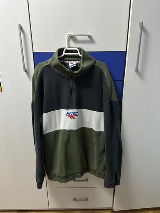 Sudadera Hi-tec Verde y Negra Talla S