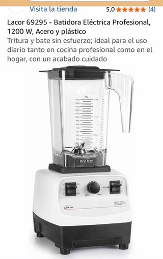 Batidora Profesional Lacor 1200W NUEVA