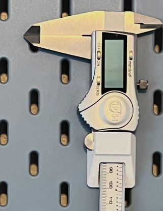 Soporte de calibre digital para IKEA Skadis