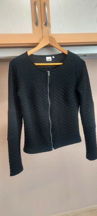 Chaqueta de punto negra VILA