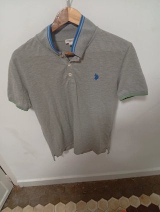Polo U.S. Polo Assn. Gris Talla L