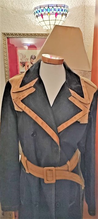 Abrigo Vintage Dolce & Gabbana Vaquero y Ante