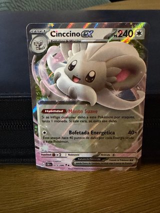 Carta Pokémon Cinccino ex