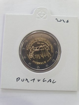 2€ Portugal 2026 Calouste Gulbenkian