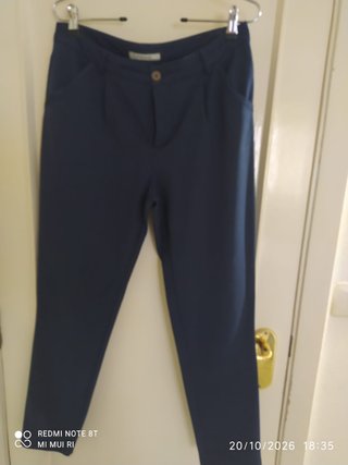 Pantalón Pitillo Amichi Azul Talla 40