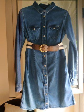 Vestido camisero vaquero