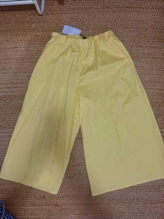 Pantalones Culotte Amarillos Zara