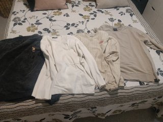 Lote de 4 jerséis y sudaderas. Escucho ofertas