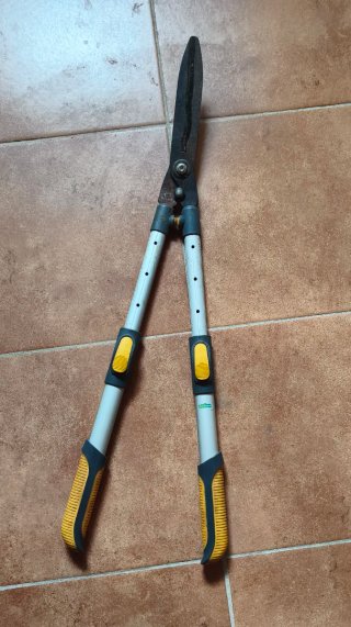 Tijeras cortasetos telescópicas Florabest