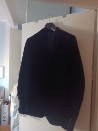 Chaqueta de Terciopelo Azul Marino
