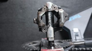 Pedales Shimano XTR con eje de Titanio