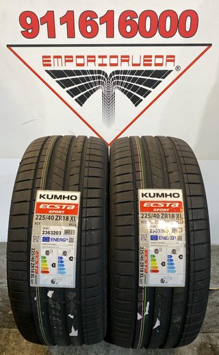 225 40 18 Y KUMHO RUEDA NUEVA YA MONTADA