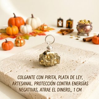 Colgante Pirita, Plata