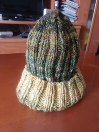 Gorro de lana multicolor