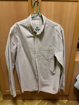 Camisa de rayas rosas H&M