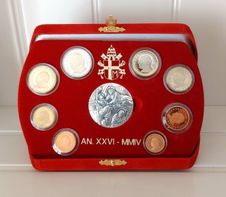 Monete Città Vaticano Euro Papa Giovanni Paolo II