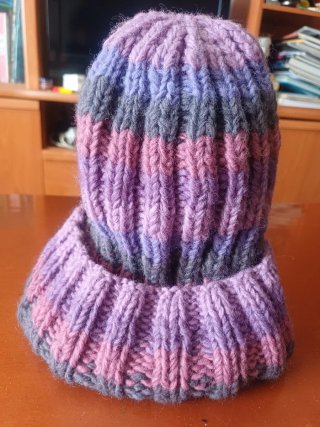 Gorro de lana multicolor