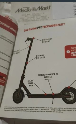 Patinete Xiaomi con Seguro Protech