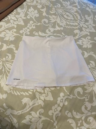 Falda de tenis Artengo blanca