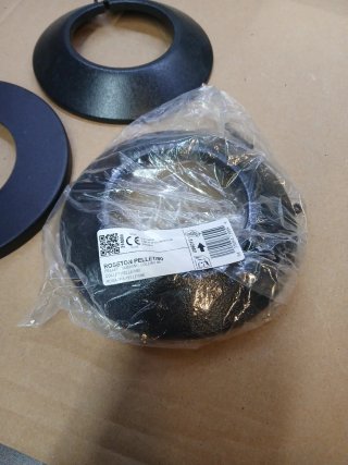Rosetón para Chimenea de Pellet 80mm