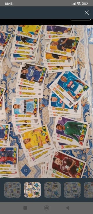 Lotto 143 figurine calciatori Panini