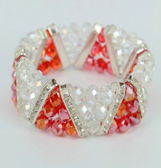 Pulsera brazalete de cristal para elegir