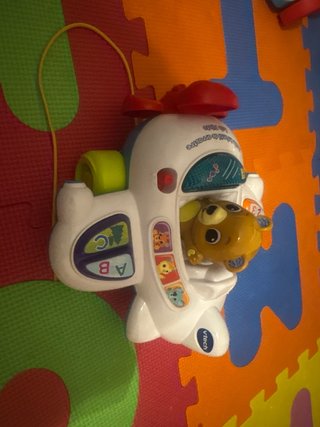 Avión de arrastre Vtech para bebé + coche encajar
