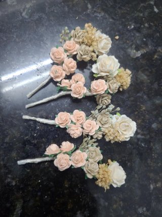Set de 4 Flores para Pelo de Comunión