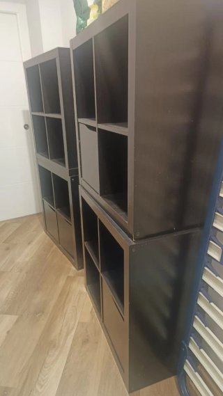 Estanterías IKEA Kallax negro