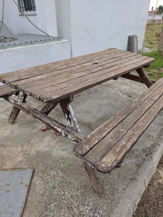 Mesa de Picnic de Madera