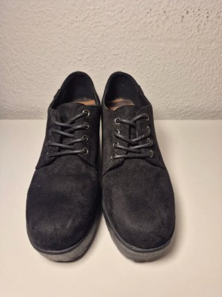 Zapatos con Plataforma Negros Talla 36