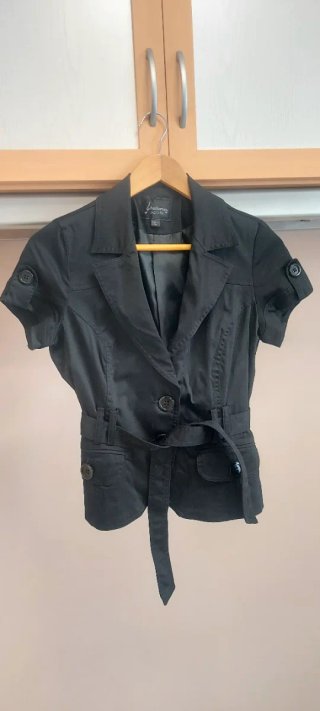 Chaqueta Negra Stradivarius Talla L