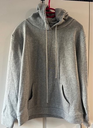 Jersey con Capucha Gris Talla L