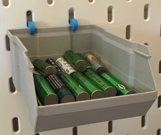 Pack 8 soportes para cajas apilables IKEA Skadis
