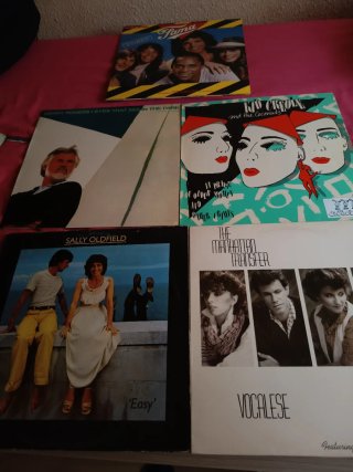 Lote de 5 Vinilos Pop/Rock