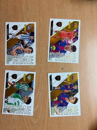 4 Cromos Panini Prime La Liga 2026-2027
