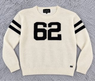 Jersey Lois Beige y Negro Talla M