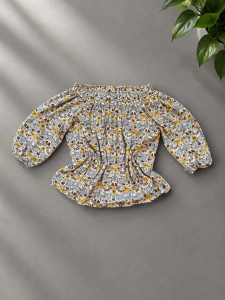 Blusa Stradivarius floral|manga larga estampada