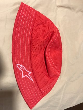 Sombrero de pescador Alpinestars rojo