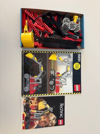 lego technic 8851 con istruzioni e catalogo