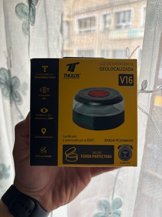 Baliza de Emergencia V16 Thulos Geolocalizable