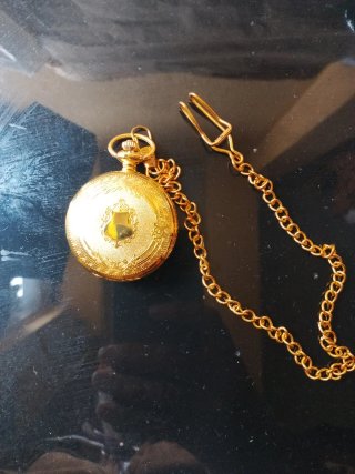 Vendo precioso Reloj de bolsillo laminado en oro