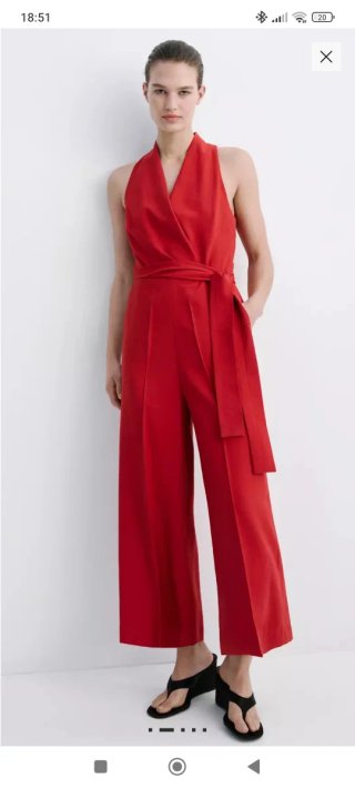 Mono largo rojo