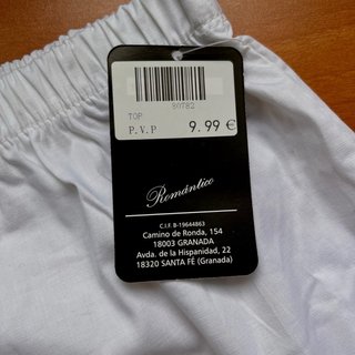 Extensor de camisa blanco