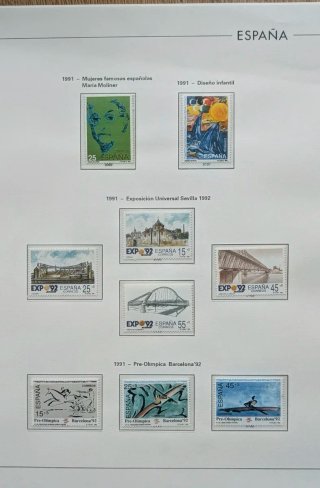 Colección Sellos España 1991