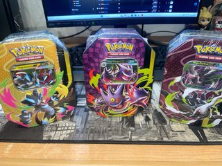 3 Scatole Pokémon (Gengar, Zeraora, Darkrai)