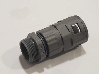RACOR ESTANCO TUBO CORRUGADO MANGUERA AD28mm. PG21